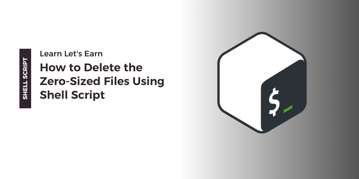 Shell Script - Delete Zero-Sized Files